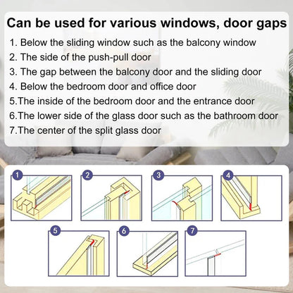 🏆Flash Sale 50K+ SOLD!🔥16.4Ft Door Weather Stripping, (1.38in Width)-W18