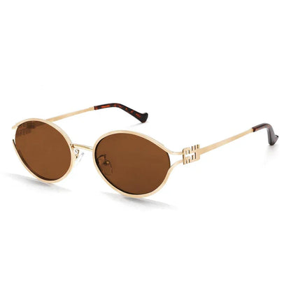 🏆Retro Oval Sunglasses for Women Men Small Sunglasses-ZDQ8