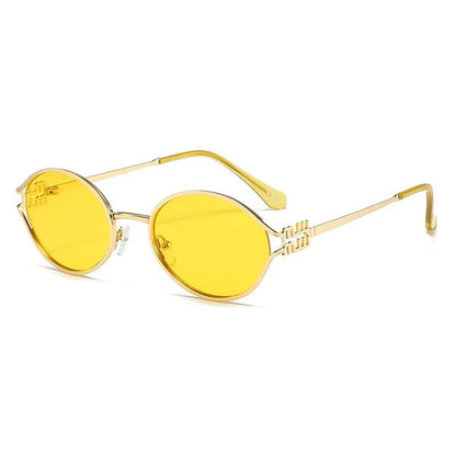 🏆Retro Oval Sunglasses for Women Men Small Sunglasses-ZDQ8