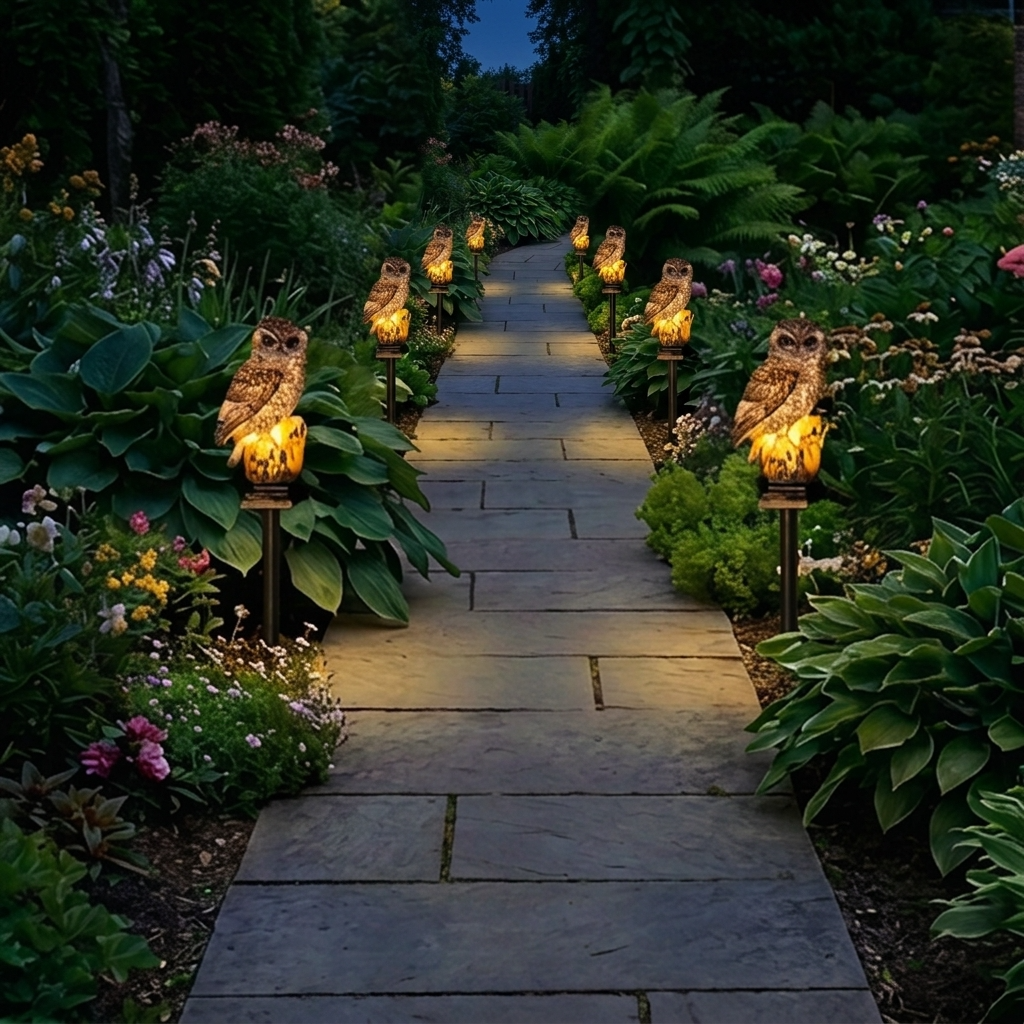 🔥Last Day Special 50% OFF🔥 Waterproof Solar Owl Light-923
