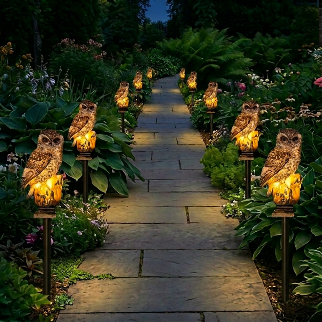 🔥Last Day Special 50% OFF🔥 Waterproof Solar Owl Light-923