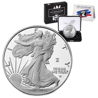 🔥🪙【Last 8 Sets!!!】American Eagle 1776-2026 Silver Coin PCGS MS70 First Strikes👑1oz 999Fine Silver🏆-XA