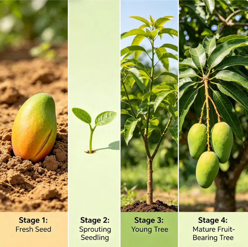 🔥 65K+ SOLD! 🥭 Sweet "Golden Honey" Dwarf Mango Tree Seeds (Grow at Home)-ABB8