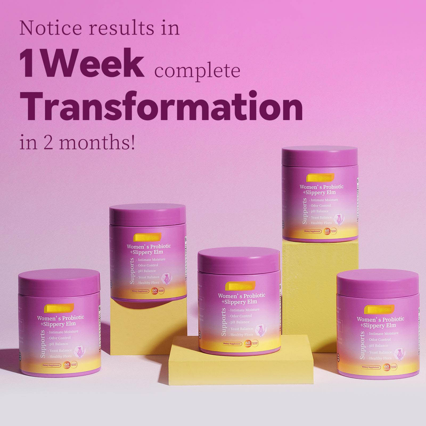 Say Goodbye to Vaginal Odor & Restore Your pH Naturally: 2-in-1 Feminine Wellness Gummies - A926