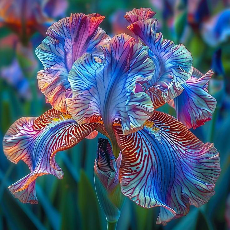 ⚜️Rare Tall Bearded Iris🌸 (Premium Rhizome Variety)-ABB8