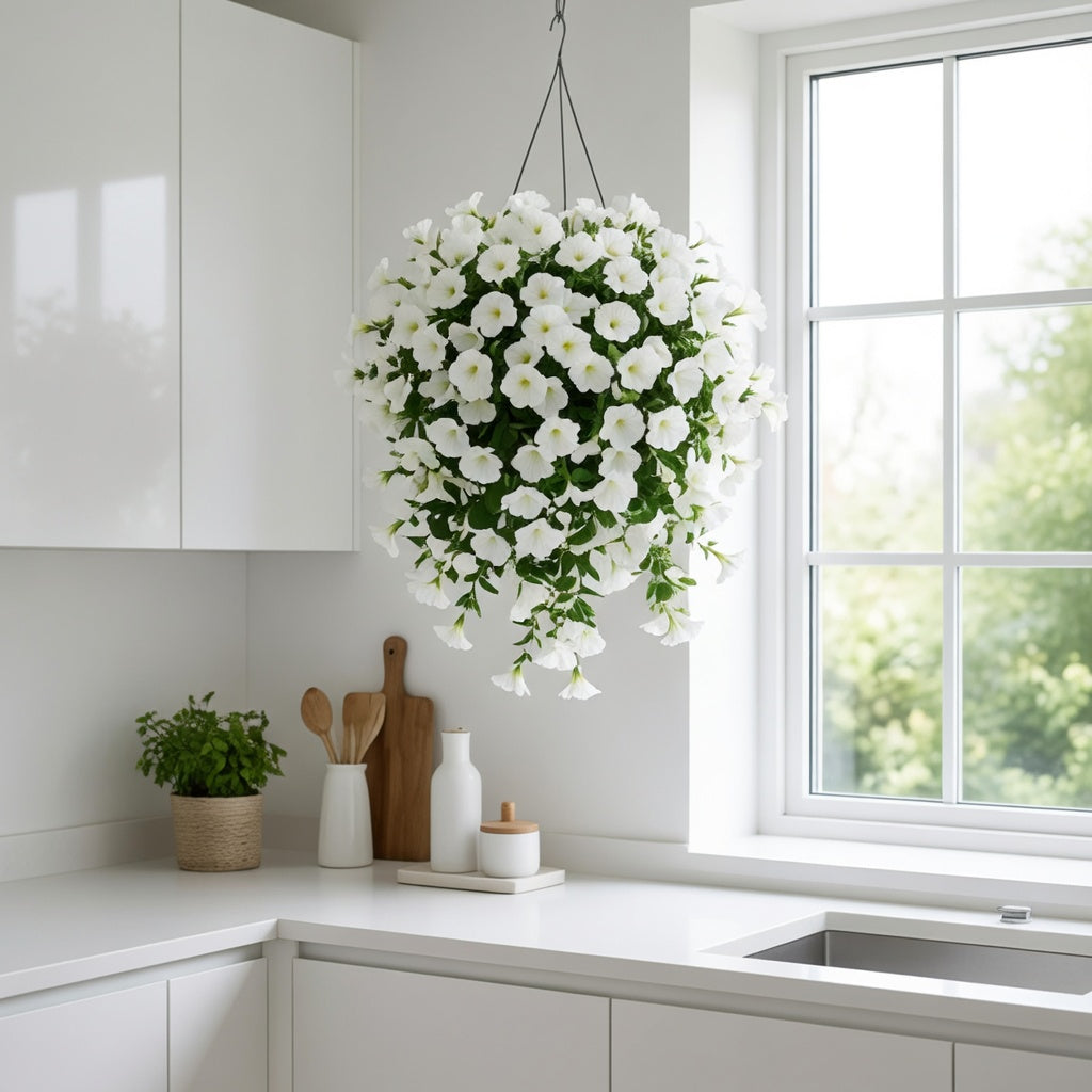 🌸 Spring Summer Home Decoration - 🌿 Fake Silk Colorful Morning Glory-GD
