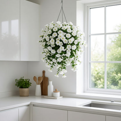 🌸 Spring Summer Home Decoration - 🌿 Fake Silk Colorful Morning Glory-GD