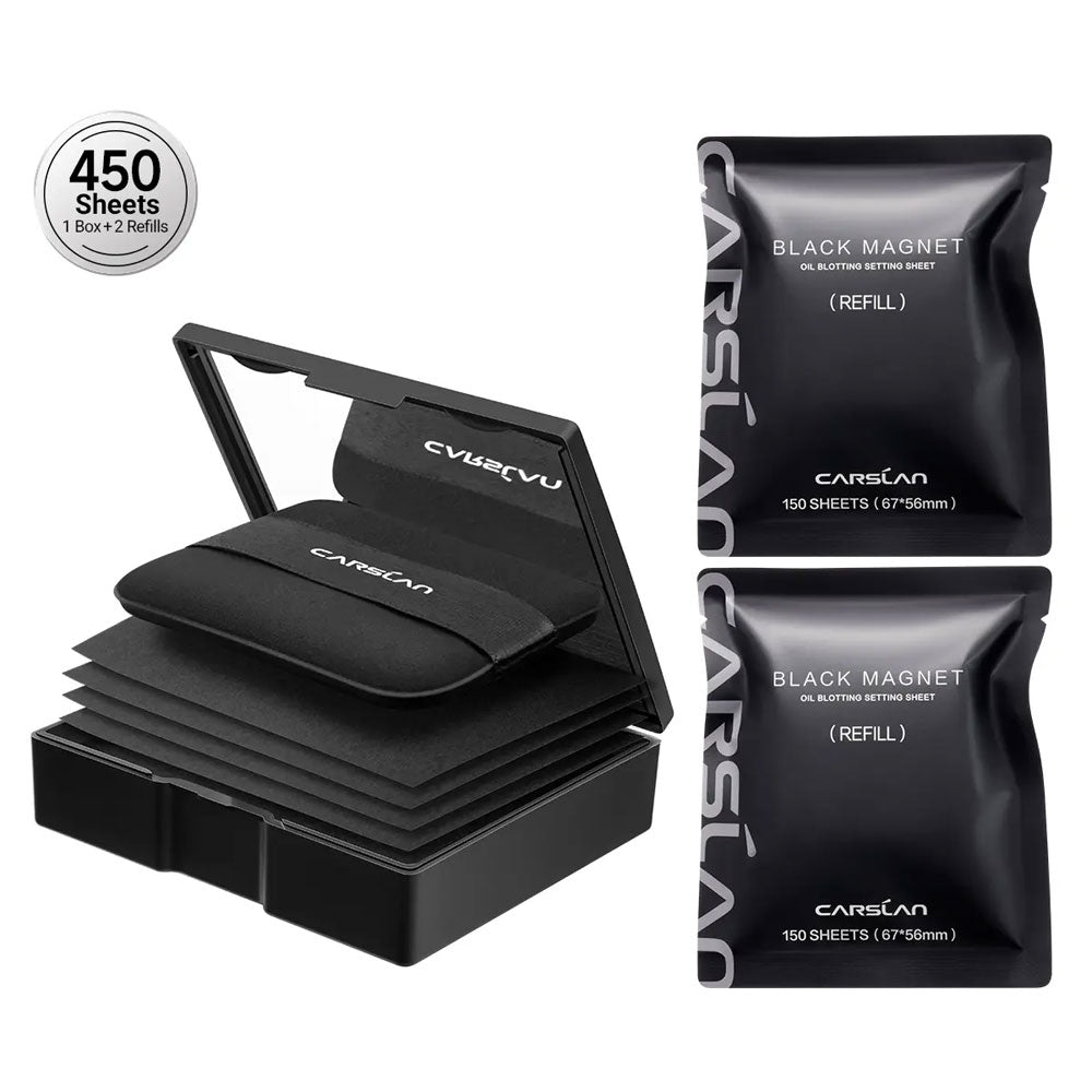 👑Hot Sale 49% OFF🏆Magnet Oil Blotting Setting Sheet With Powder More Control Oil Keep Fresh 2 IN 1 Blotting Sheet-TJY