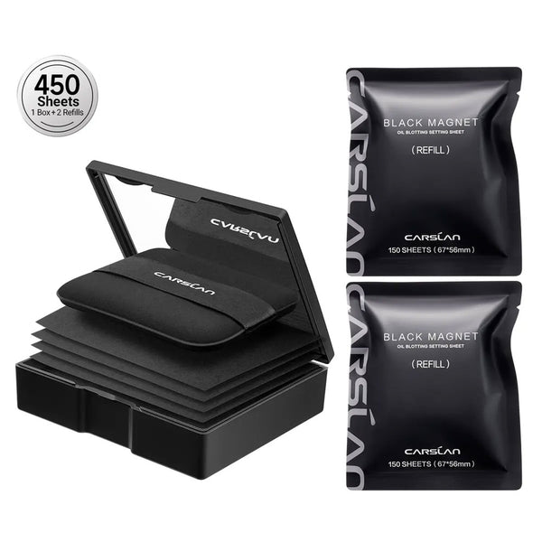 👑Hot Sale 49% OFF🏆Magnet Oil Blotting Setting Sheet With Powder More Control Oil Keep Fresh 2 IN 1 Blotting Sheet-TJY