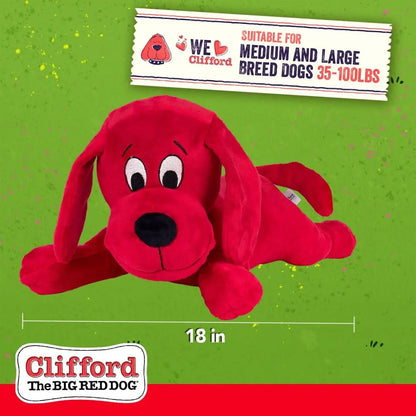 🔥Large Dog Toy🔥Plush Squeaky Toy for Large Breeds, Crinkle Stuffed Animal for Puppies, Cute Indoor Chew for Medium & Small Dogs-TJY