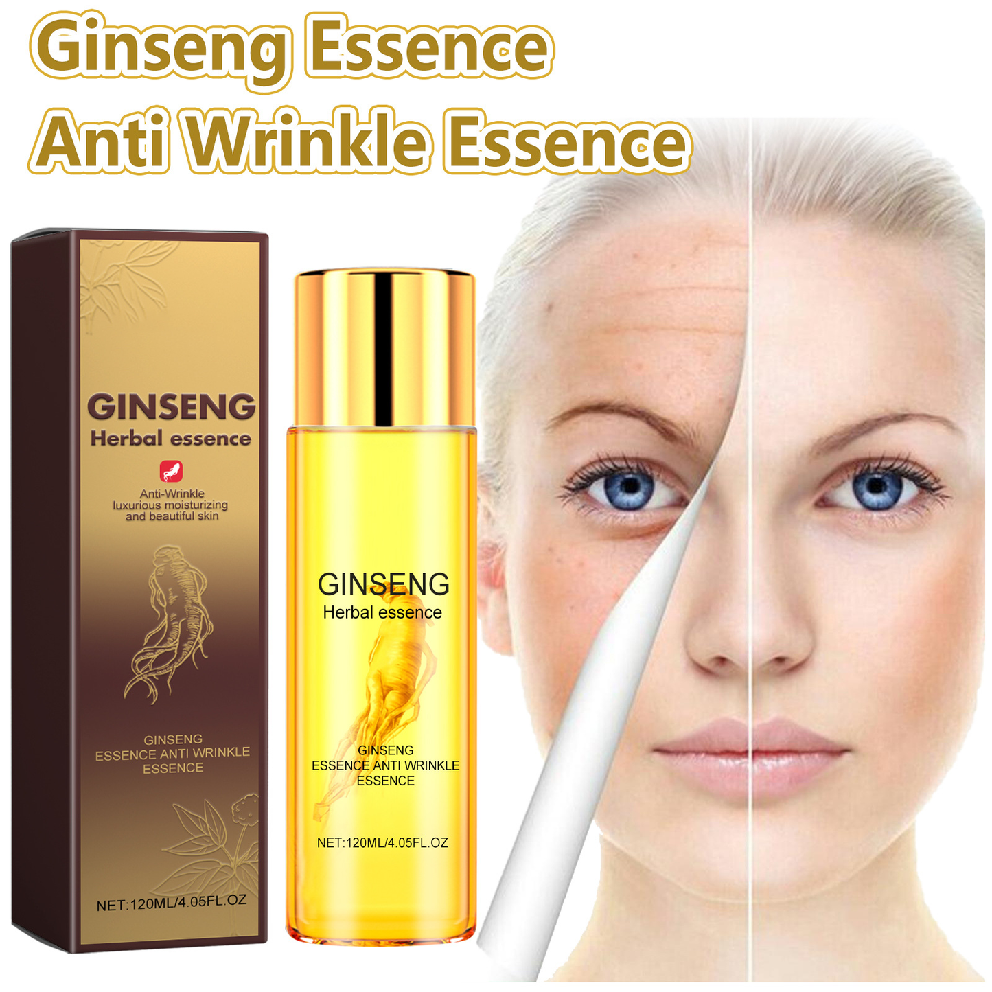 💜Ginseng Facial Serum🔥The skin is tender smooth and elastic-W24