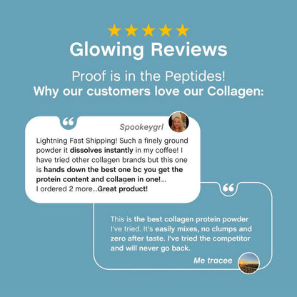 ✨Collagen Bio-Peptides Powder 20oz 🎁Grassfed Protein Supplement - Advanced with 18 Essential Amino Acids-ABB8
