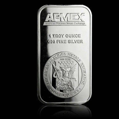 🏦Last Day 60% OFF🔥🦅APMEX 1 oz .999 Fine Silver Bar – American Eagle Heritage for Collectors-ABB8