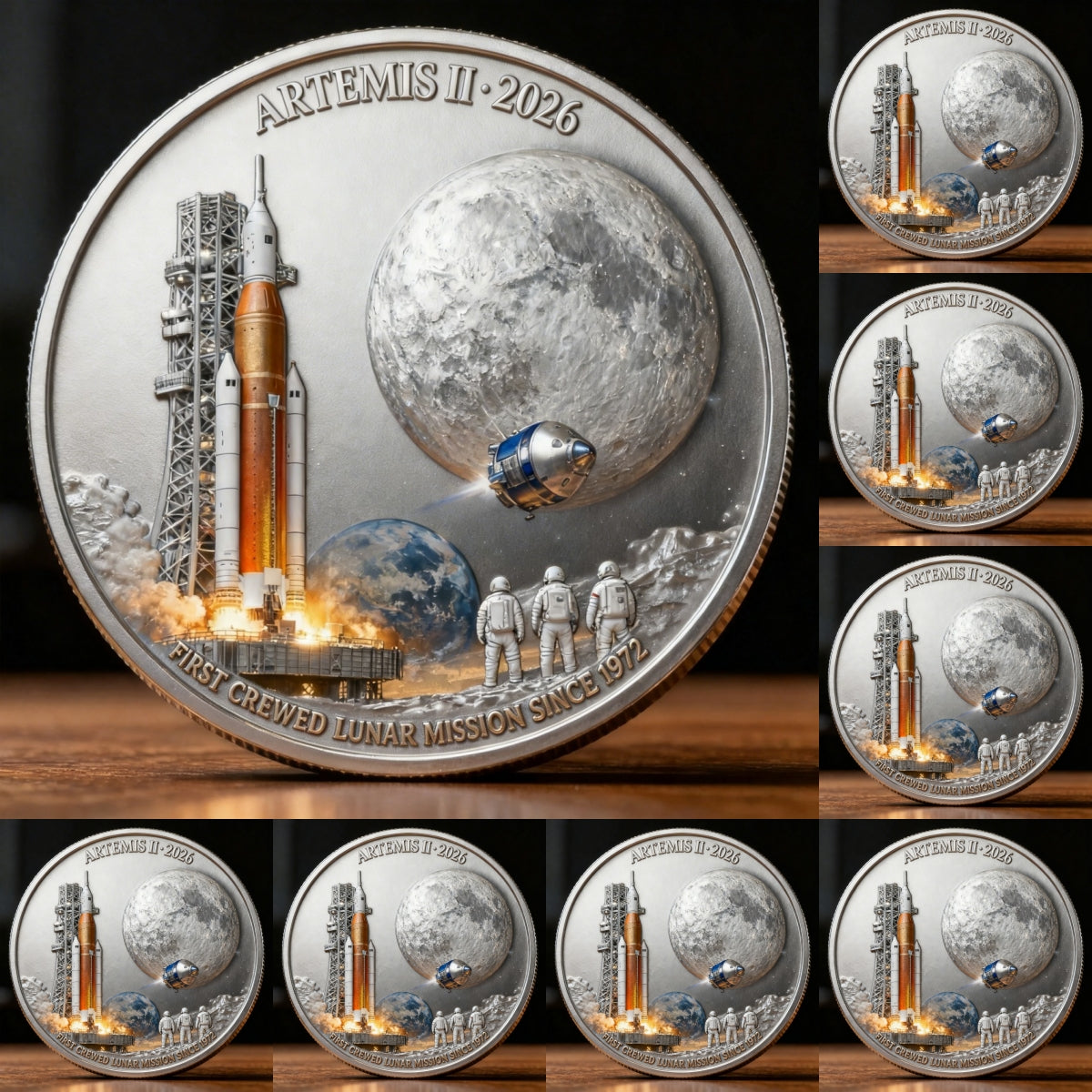 🚀Flash Sale 60% OFF 🌕 Artemis II Lunar Mission Commemorative Coin-x-ABB8