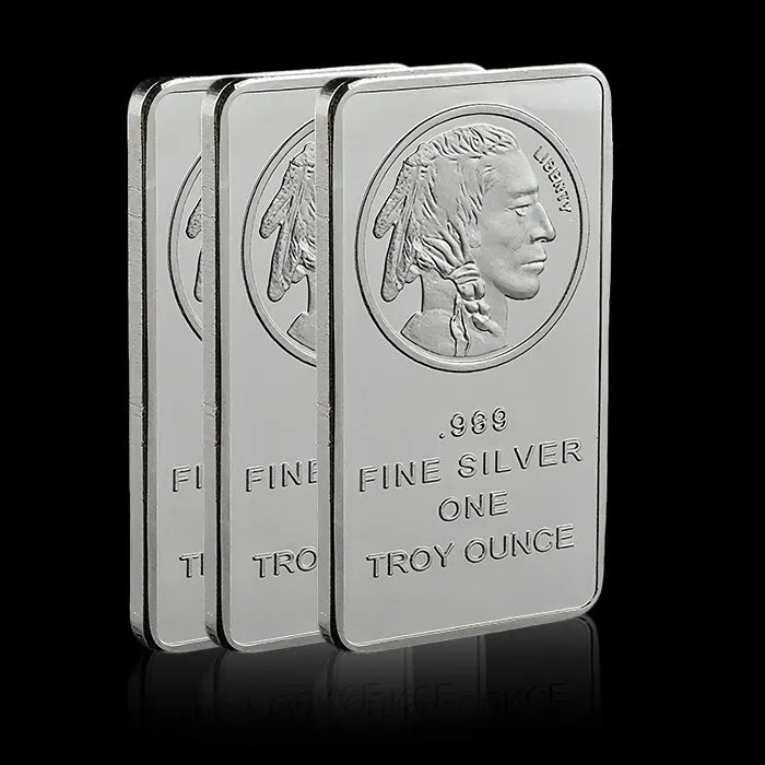 🔥🪙【Last 8 Sets!!!】🔥250th Anniversary America New Year Special 10 oz Silvertowne Mint Buffalo Silver Bar-XA