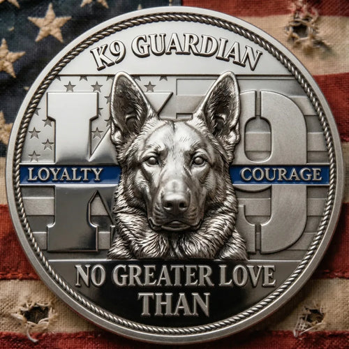 🔥Last Day 49% OFF 🐶K9 Guardian Loyalty Commemorative Coin 🐾-TJY