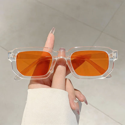 🌟🌈 Vintage Rectangle Frame Sunglasses for Men & Women – Retro Fashion Sun Glasses with UV400 Protection Luxury Design Eyewear🔥-TJY