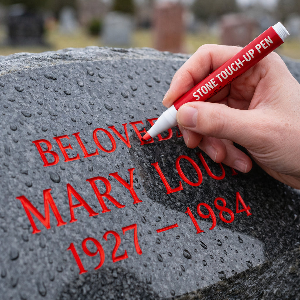 🔥HOT SALE 🐦Golden Tombstone Marker Pen for Restoring Faded Grave Inscriptions-INT