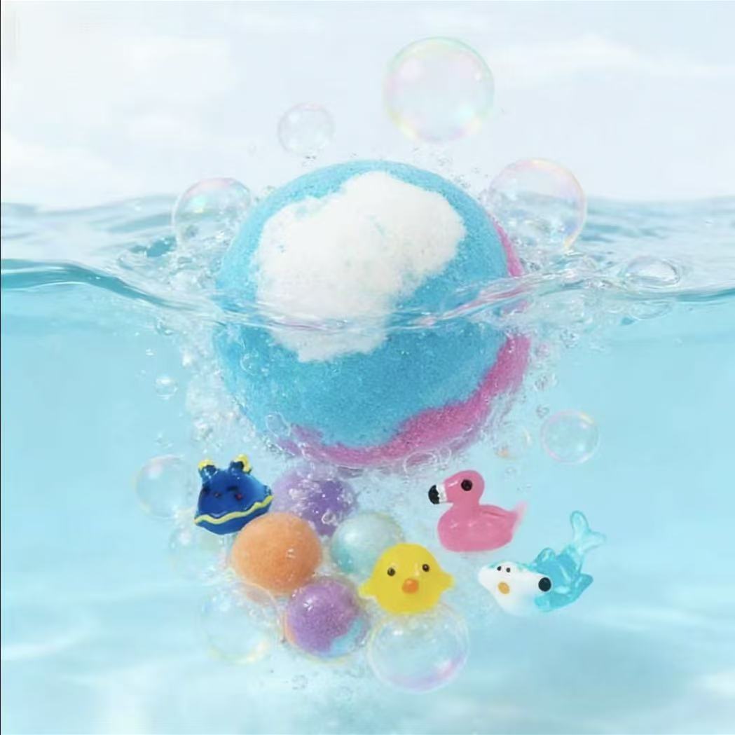 🐰🐣 The best Easter gift-Natural Bath Bombs for Kids with Mega Bubbles & Surprise Inside 🥚✨-ABB8