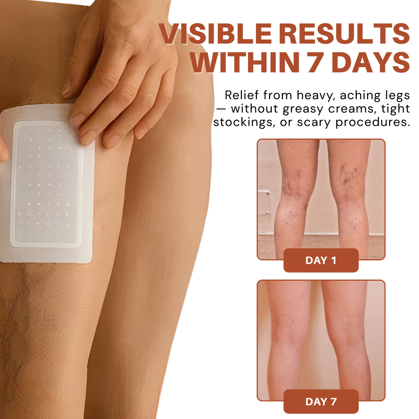 Vein Target Microneedle Patch- Instant Relief, Long-Term Results-H1
