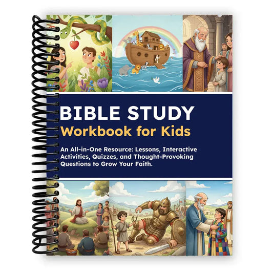 Easter Bible Study Workbook for Kids – Fun Lessons &amp; Activities to Grow Faith -W18