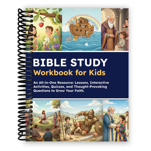 Easter Bible Study Workbook for Kids – Fun Lessons &amp; Activities to Grow Faith -W18