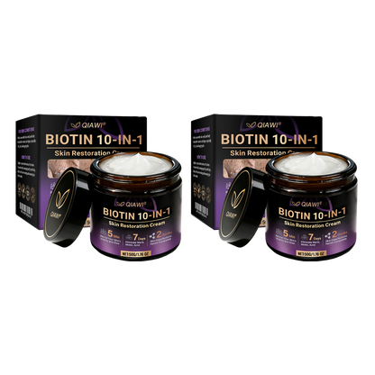 Made and Shipped from USA ✨QIAWI® Biotin 10-in-1 Skin Restoration Cream 🍀-H1
