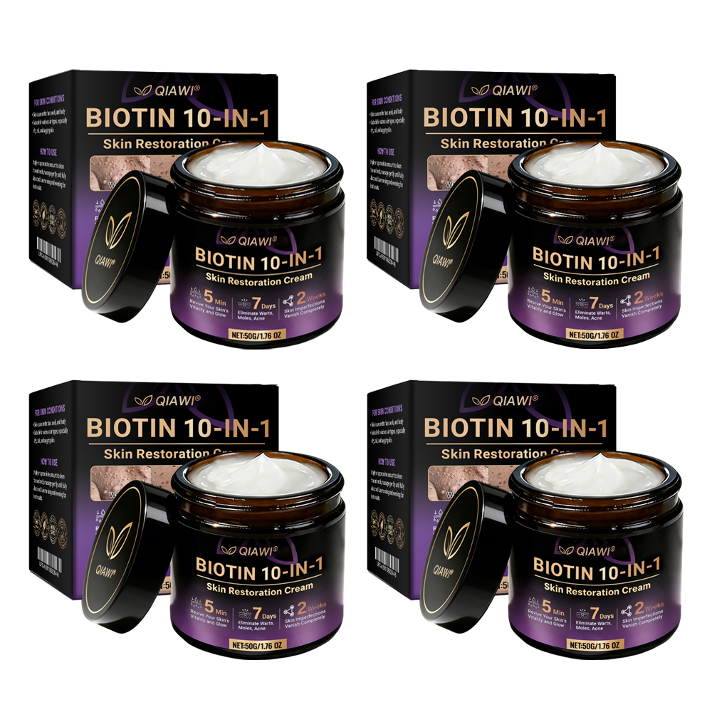 Made and Shipped from USA ✨QIAWI® Biotin 10-in-1 Skin Restoration Cream 🍀-H1
