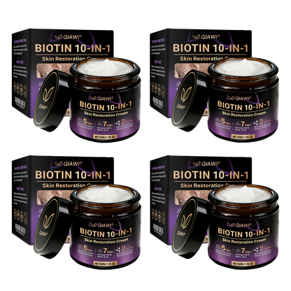 Made and Shipped from USA ✨QIAWI® Biotin 10-in-1 Skin Restoration Cream 🍀-H1