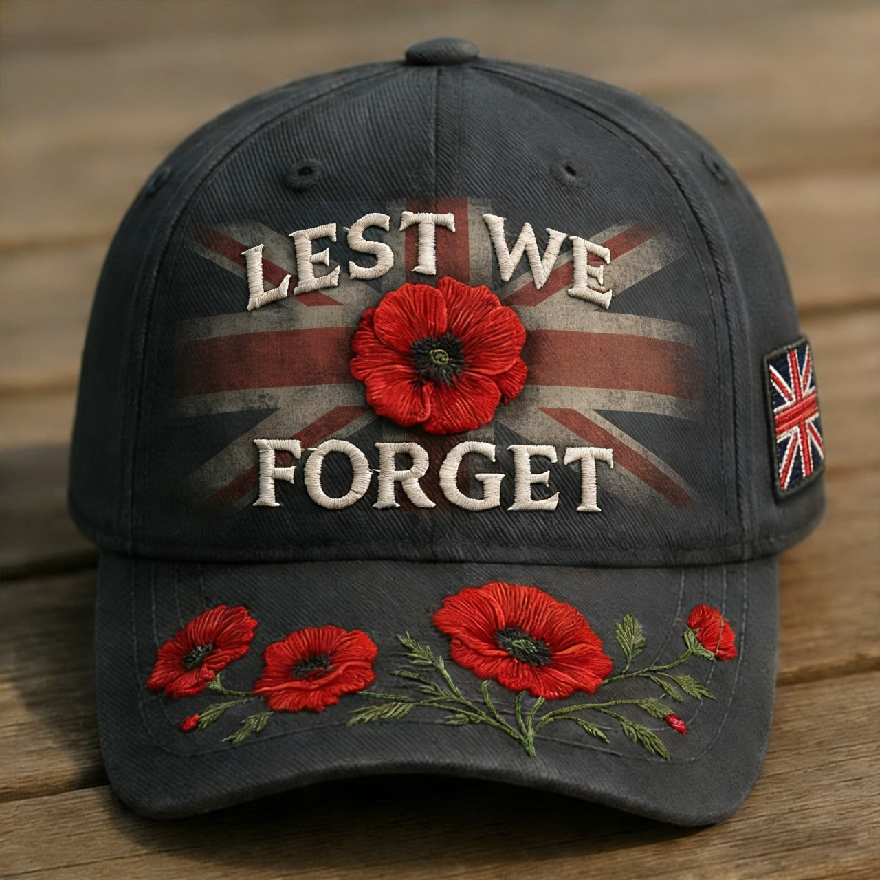 ❤️Best Gift For Father 🌺🎁Buy 1 Free 1- Lest We Forget Remembrance Memorial Cap-ABB8