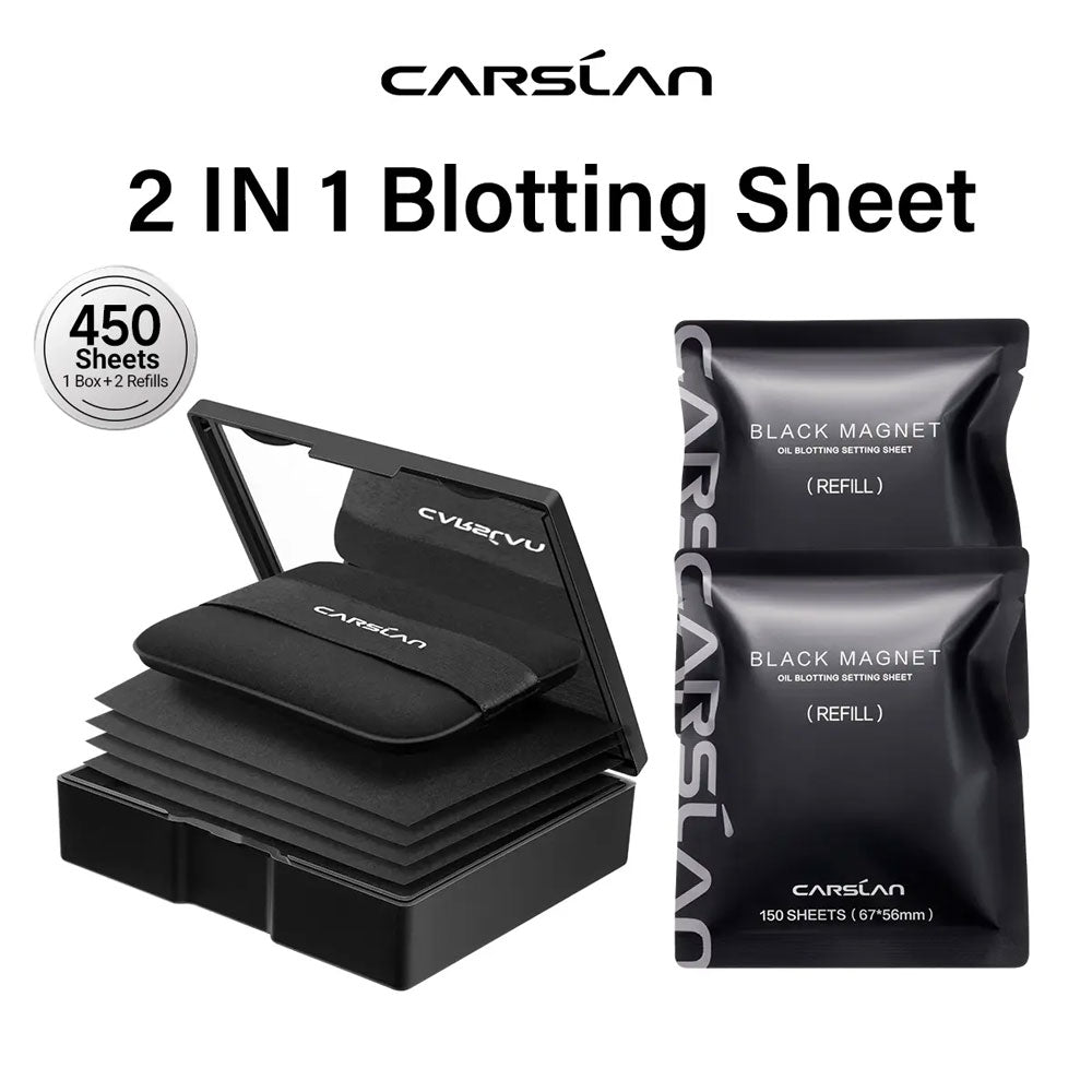 👑Hot Sale 49% OFF🏆Magnet Oil Blotting Setting Sheet With Powder More Control Oil Keep Fresh 2 IN 1 Blotting Sheet-TJY
