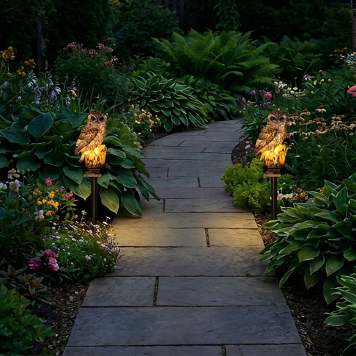 🔥Last Day Special 50% OFF🔥 Waterproof Solar Owl Light-923