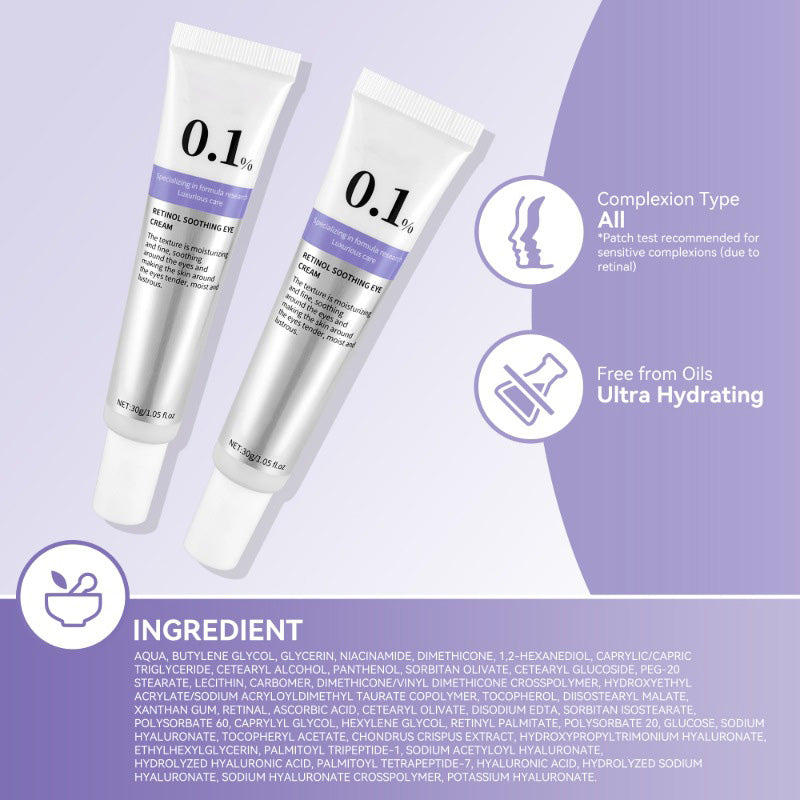 🎁Buy 1 get 1 free💜Retinol Soothing Eye Cream Hydrating, Moisturizing and Fading Fine Lines Essence Cream-w24