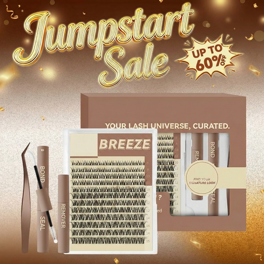 ❤️Spider Lashes Breeze ✨ DD Curl Kylie&Kim Lashes Vibe but Better Long-Lasting Waterproof & Super Soft&Thin Band-ABB8