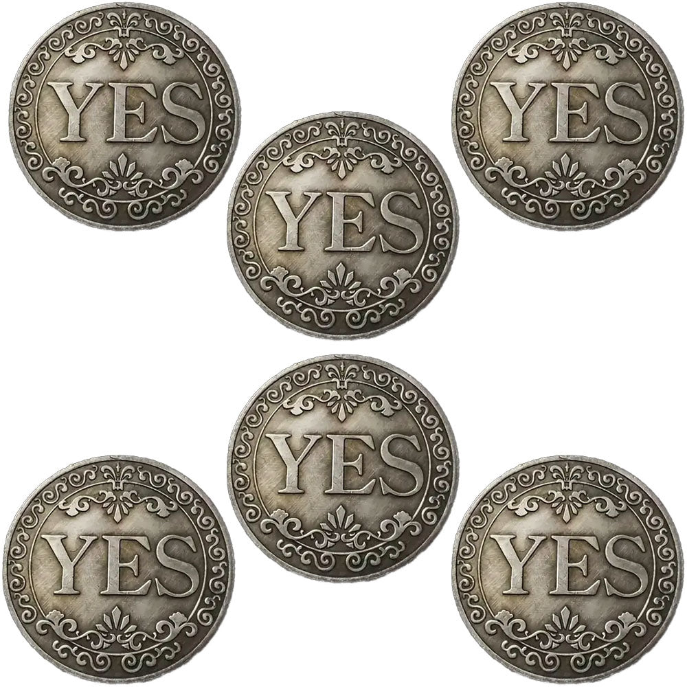 🔥🪙【Last Day 49% OFF】🔥Yes No Decision Maker Lucky Coin⚡1 Count Double-sided Commemorative Coin-TJY