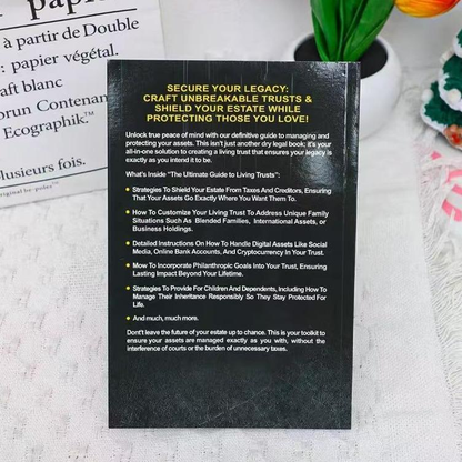 How to Create Your Own Living Trust , Essential Guide for Estate Planning, Comprehensive Step-By-Step Instructions,notbook-TJY