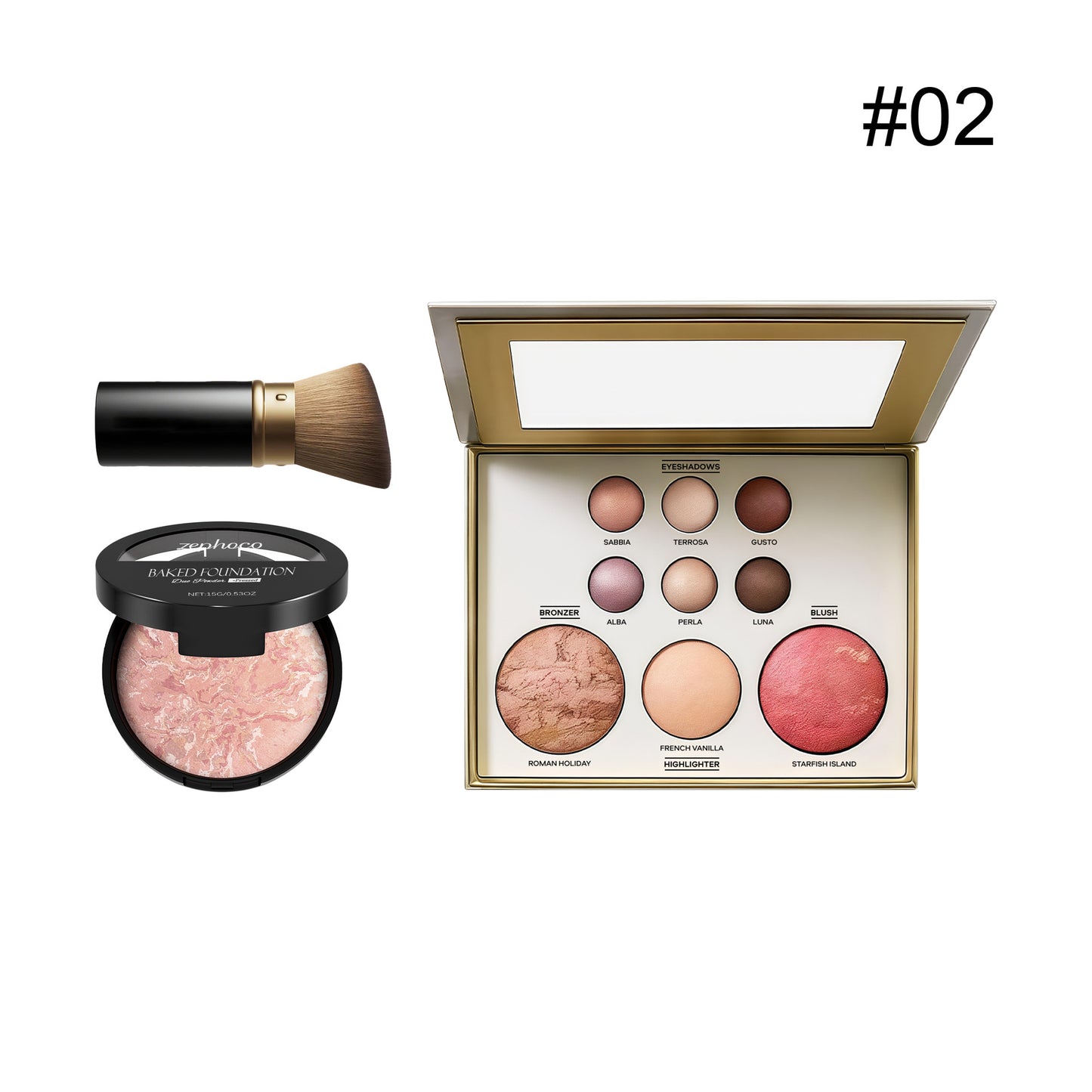 🔥LAST DAY 60% OFF -Baked Starter Kit - Tuscan Dreams includes Baked Multicolor Eyeshadow Palette-H1