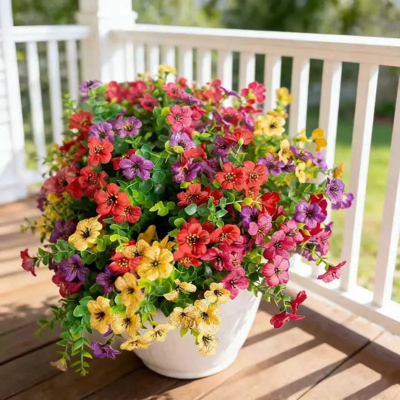 🌸6-Color Artificial Flower🌸-Resistant Colorful Fake Flower（365 Days of Spring） 🌿-923