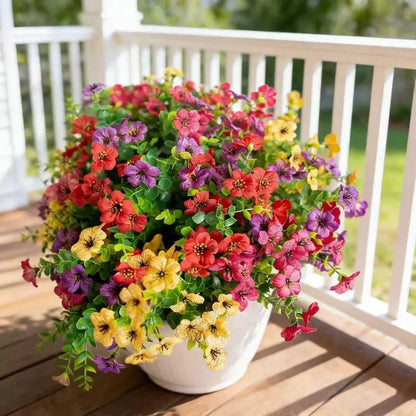 🌸6-Color Artificial Flower🌸-Resistant Colorful Fake Flower（365 Days of Spring） 🌿-923