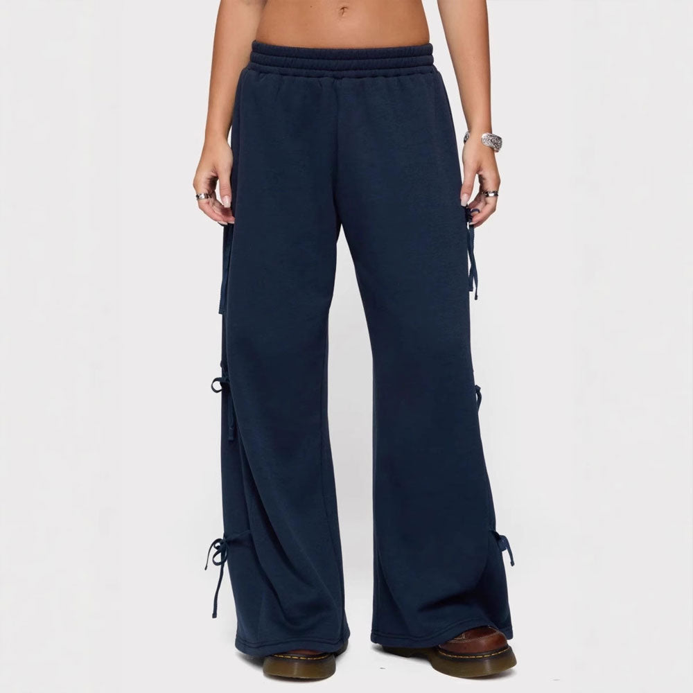 🔥Last Day 49% OFF - Claudette Baggy Ribbon Sweatpants - TJY