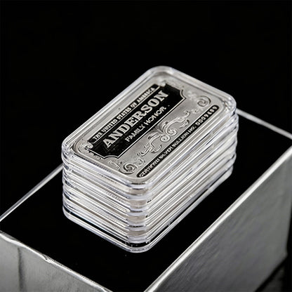 🔥🪙【Last 8 Sets!!!】🔥Personalized Surname Silver Bars🔥10 oz Silver Bar-XA