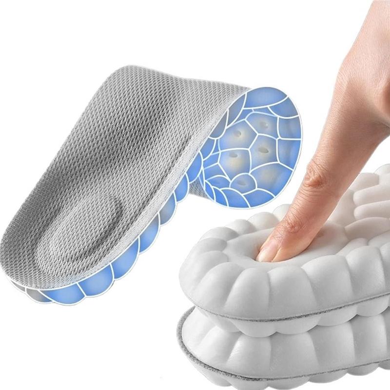 🏆Flash Sale⚡4D Shoe Cloud Insoles for Men Women, Soft Memory Foam Orthotic Shoe Inserts Sports Insoles-ABB8