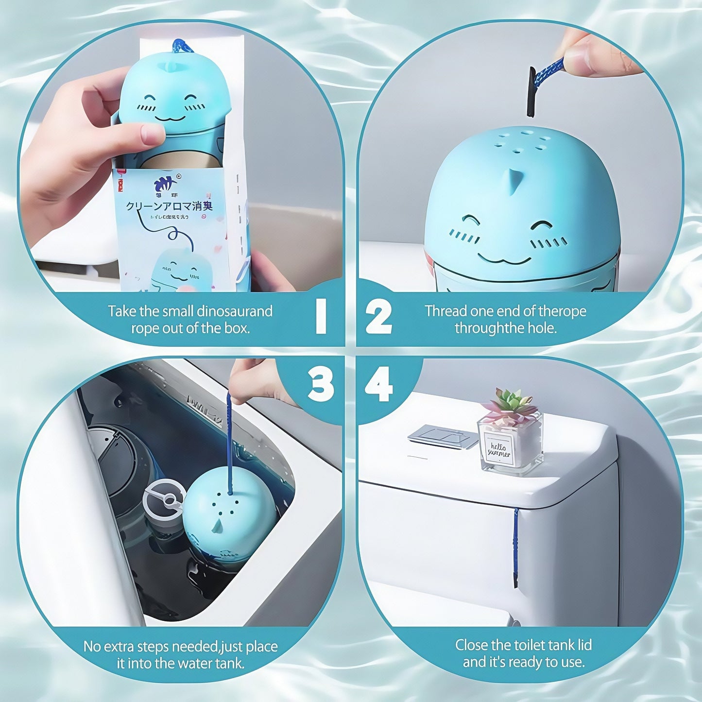 🔥Toilet Cleaner & Toilet Deodorizer Wonder-H1