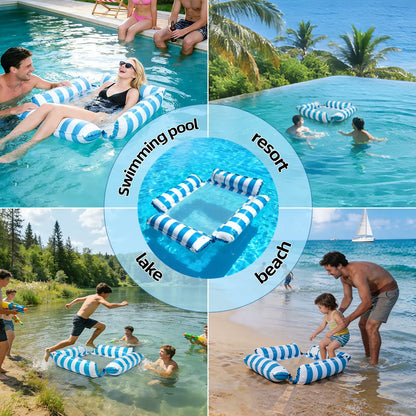 🎁BUY 1 GET 1 FREE🎉4-in-1 Inflatable Pool Hammock – Float, Lounge & Relax Anywhere-ABB8