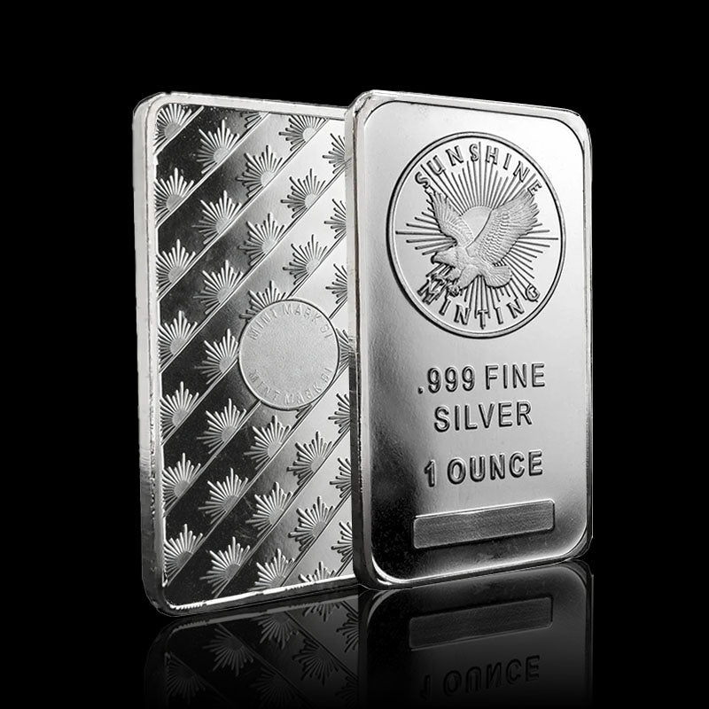 🔥🪙【Last 8 Sets!!!】🔥250th Anniversary America New Year Special🔥10 oz Silver Bar (1985/Vintage/Struck)-XA