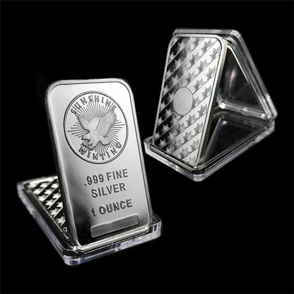 🔥🪙【Last 8 Sets!!!】🔥250th Anniversary America New Year Special🔥10 oz Silver Bar (1985/Vintage/Struck)-XA