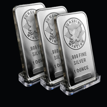 🔥🪙【Last 8 Sets!!!】🔥250th Anniversary America New Year Special🔥10 oz Silver Bar (1985/Vintage/Struck)-XA