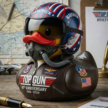 🎯NO.1 PICK🎯💞50K+ SOLD!✨✈️TG 40th Anniversary Maverick Pilot Duck+US 250th Anniversary Duck-#YUN7