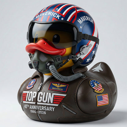 🎯NO.1 PICK🎯💞50K+ SOLD!✨✈️TG 40th Anniversary Maverick Pilot Duck+US 250th Anniversary Duck-#YUN7