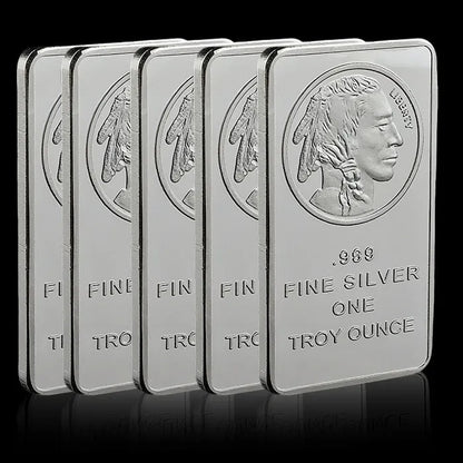🔥🪙【Last 8 Sets!!!】🔥250th Anniversary America New Year Special 10 oz Silvertowne Mint Buffalo Silver Bar-XA